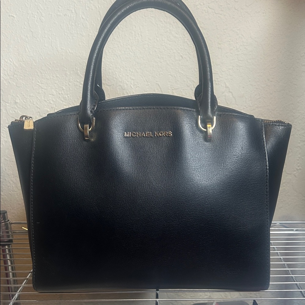 Michael Kors Black Satchel Bag